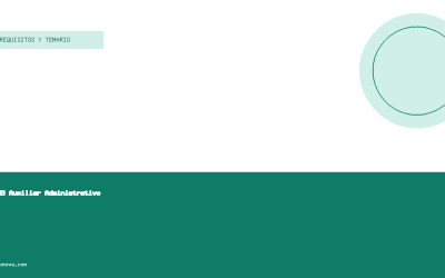 Oposiciones SMS auxiliar administrativo: requisitos y temario